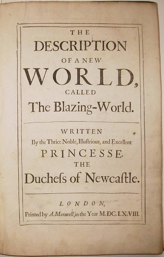 The Description of a New World, Called the Blazing-World