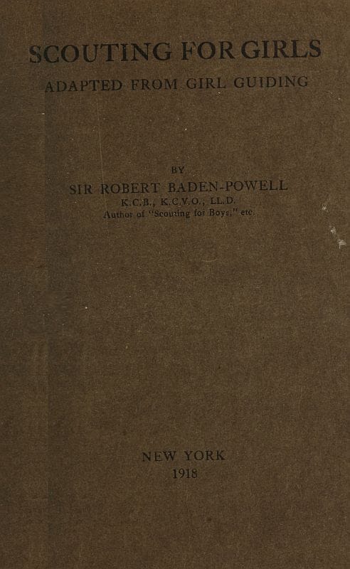 Scouting for Girls: Adapted from Girl Guiding