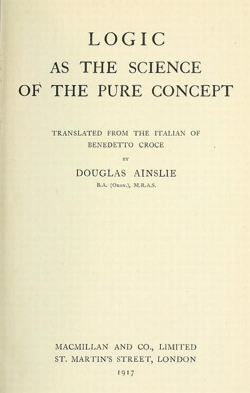 Logic as the Science of the Pure Concept