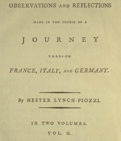 Observations and Reflections Made in the Course of a Journey Through France, Italy, and Germany, Vol. 2 (of 2)