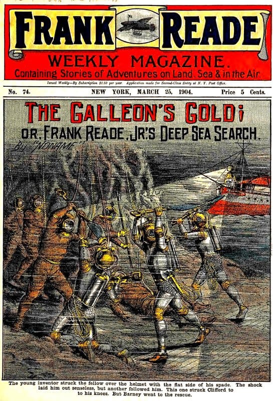 The Galleon's Gold; Or, Frank Reade, Jr.'S Deep Sea Search.