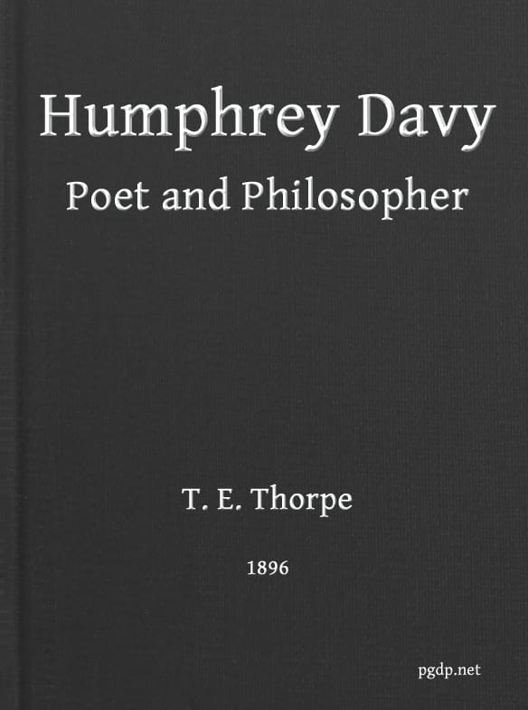 Humphry Davy, Poet and Philosopher