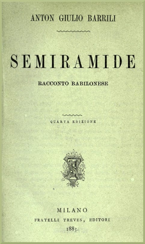 Semiramide: Racconto Babilonese