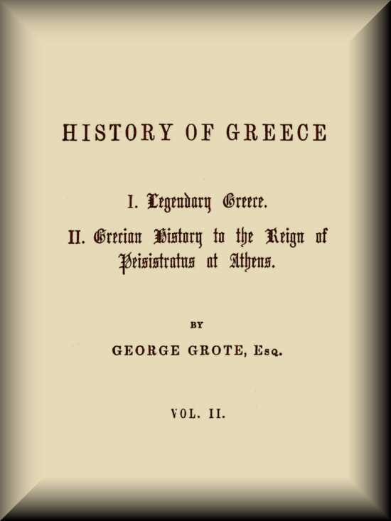 History of Greece, Volume 02 (of 12)