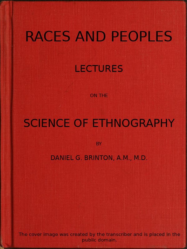 Races and Peoples: Lectures on the Science of Ethnography
