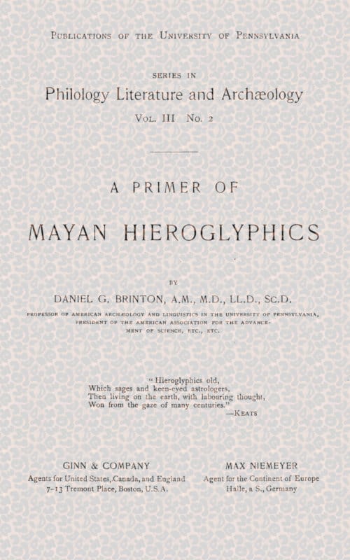 A Primer of Mayan Hieroglyphics