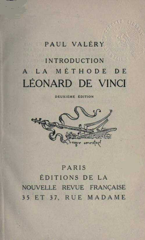 Introduction À La Méthode De Léonard De Vinci