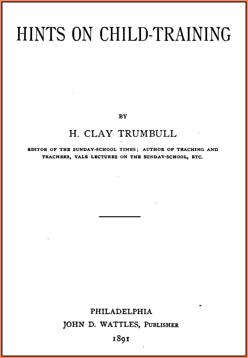 Hints on Child-Training