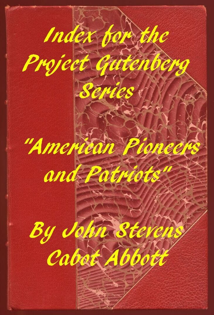 American Pioneers and Patriots" (Gutenberg Index)