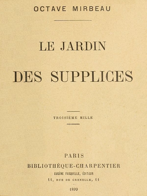 Le Jardin Des Supplices