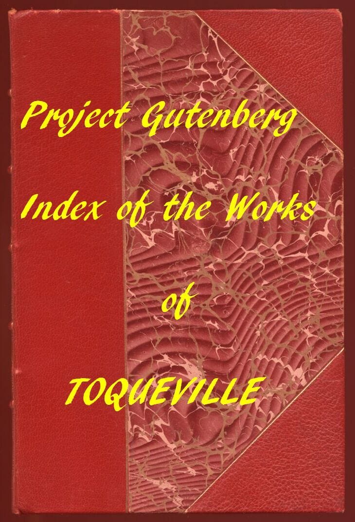 Alexis De Tocqueville (Gutenberg Index)