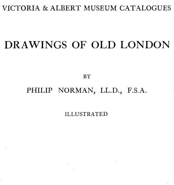 Drawings of Old London