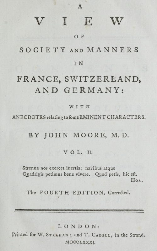 A View of Society and Manners in France, Switzerland, and Germany, Vol. 2 (of 2)with Anecdotes Relating to Some Eminent Characters