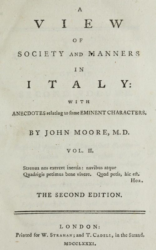 A View of Society and Manners in Italy, Volume 2 (of 2)with Anecdotes Relating to Some Eminent Characters