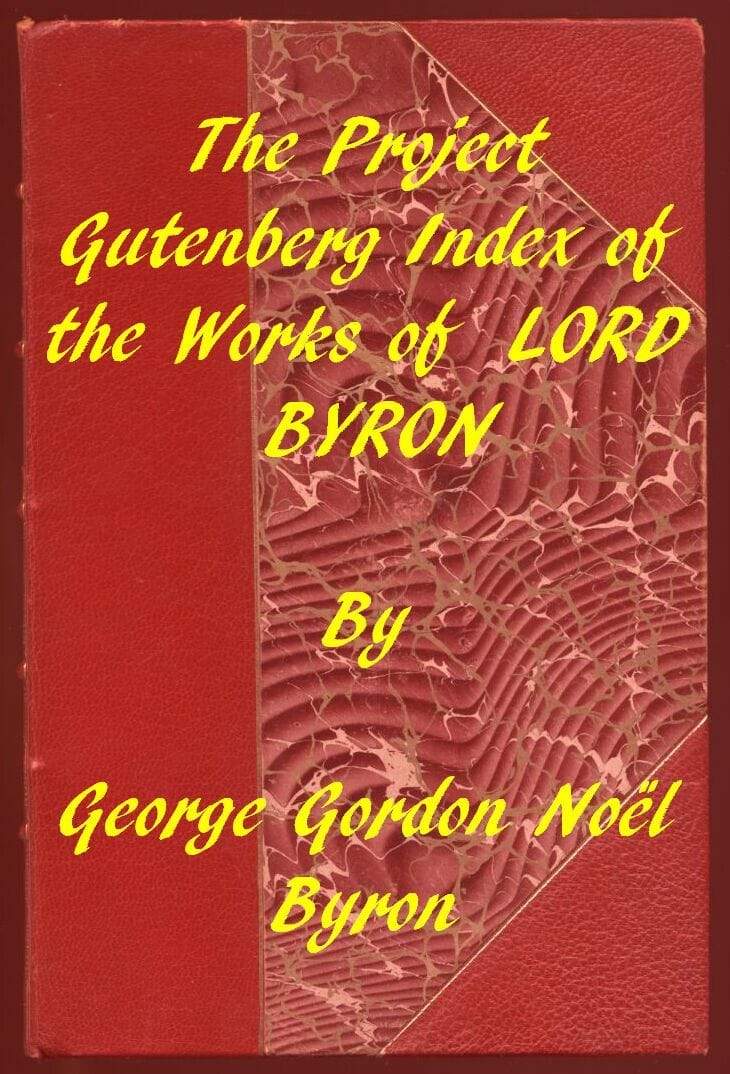 Lord Byron (Gutenberg Index)