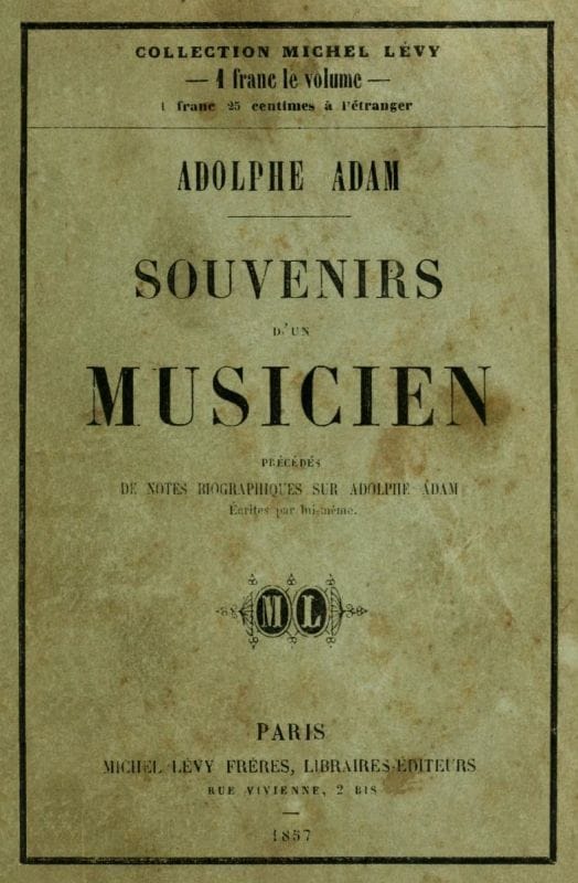 Souvenirs d'un musicien