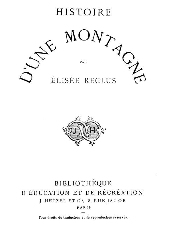 Histoire d'une Montagne