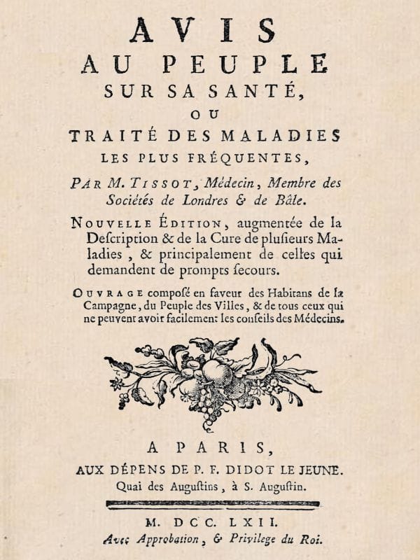 Avis au peuple sur sa santé