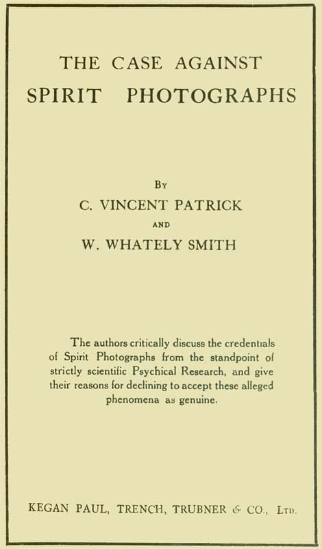 The Case Against Spirit Photographs