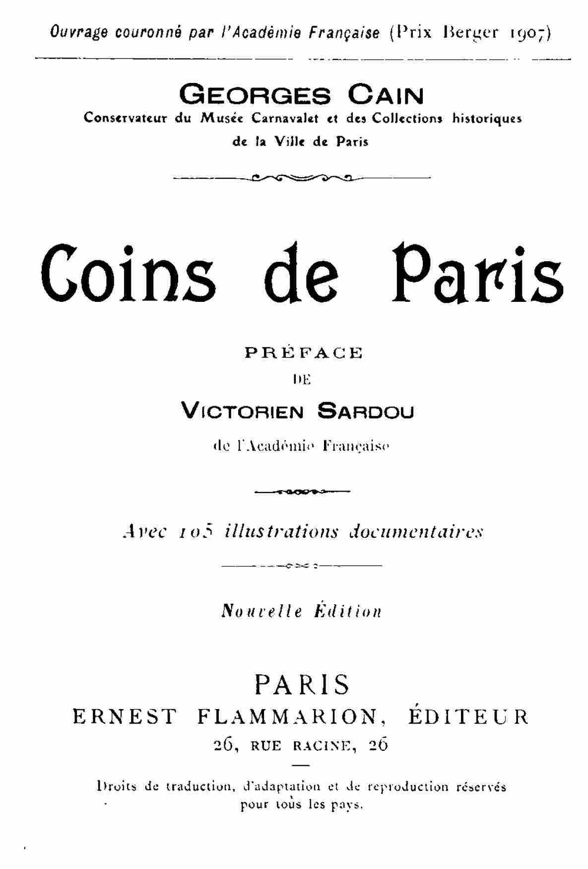 Coins de Paris