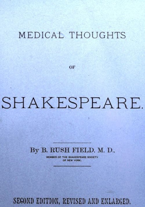 Medical Thoughts of Shakespeare