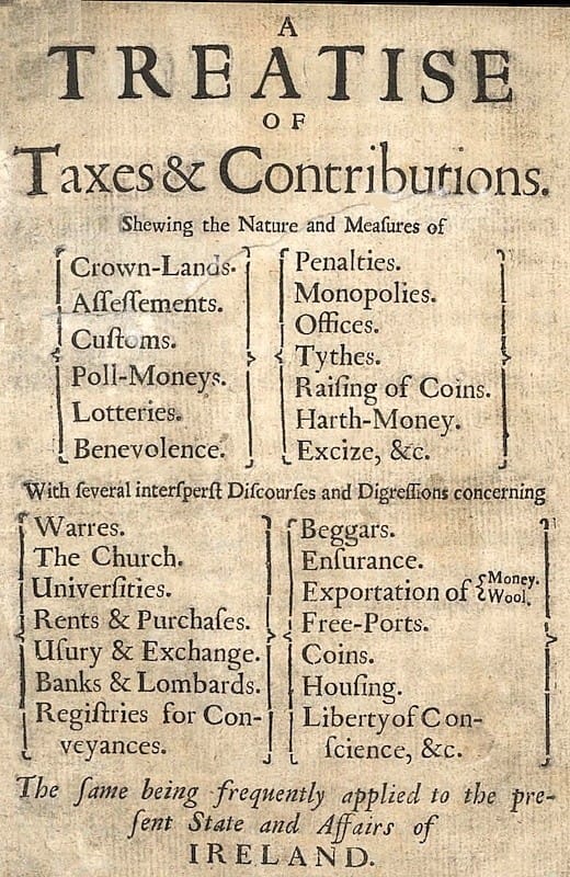 A Treatise of Taxes and Contributions