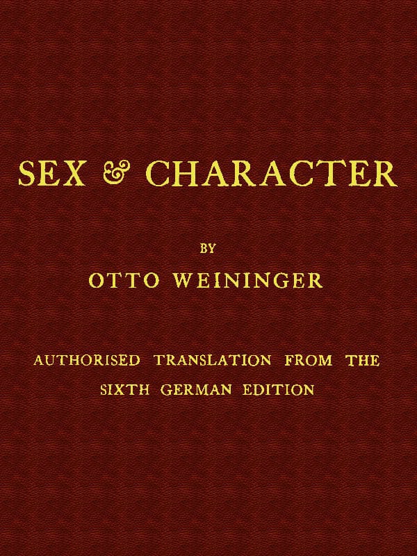 Sex & Character