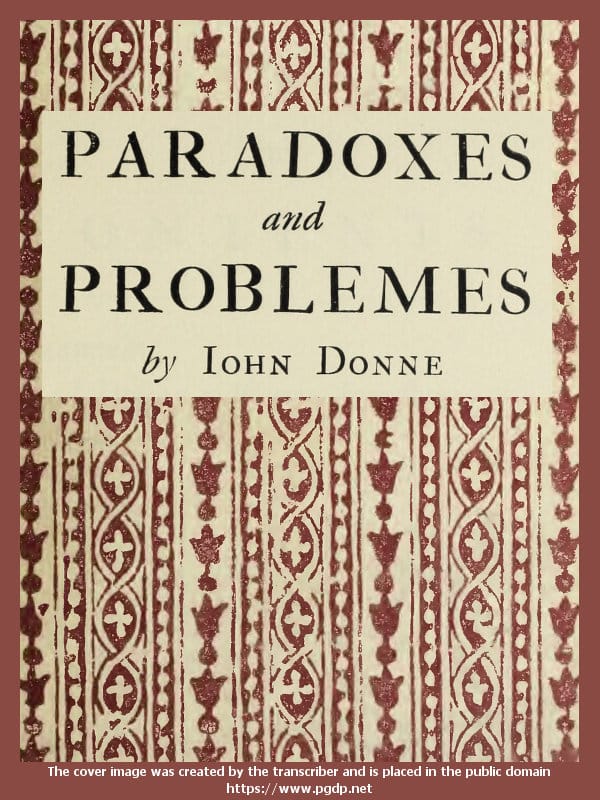Paradoxes and Problemes