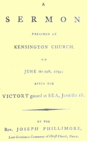 A Sermon Preached at Kensington Church, on June the 29th, 1794