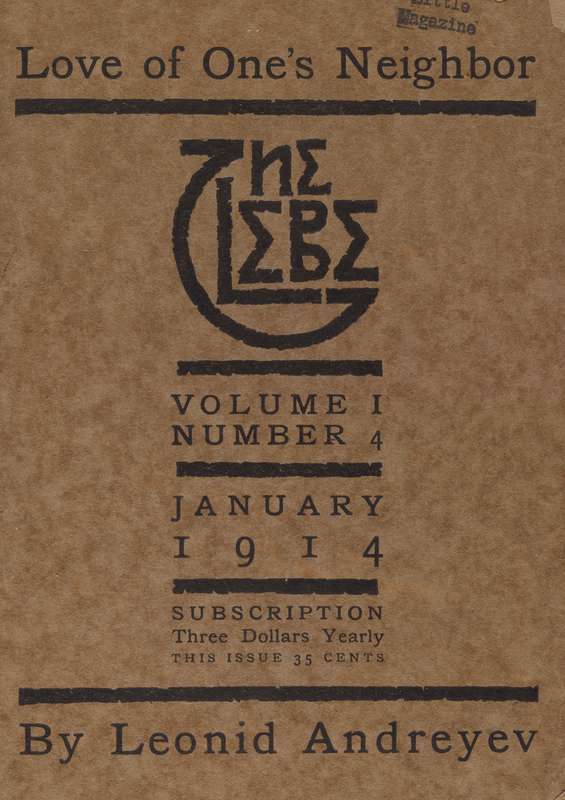 The Glebe 1914/01 (Vol. 1, No. 4): Love of One's Neighbor
