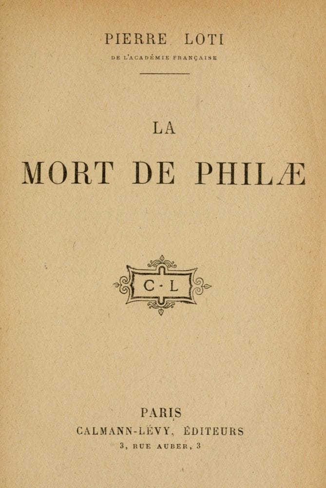 La mort de Philæ