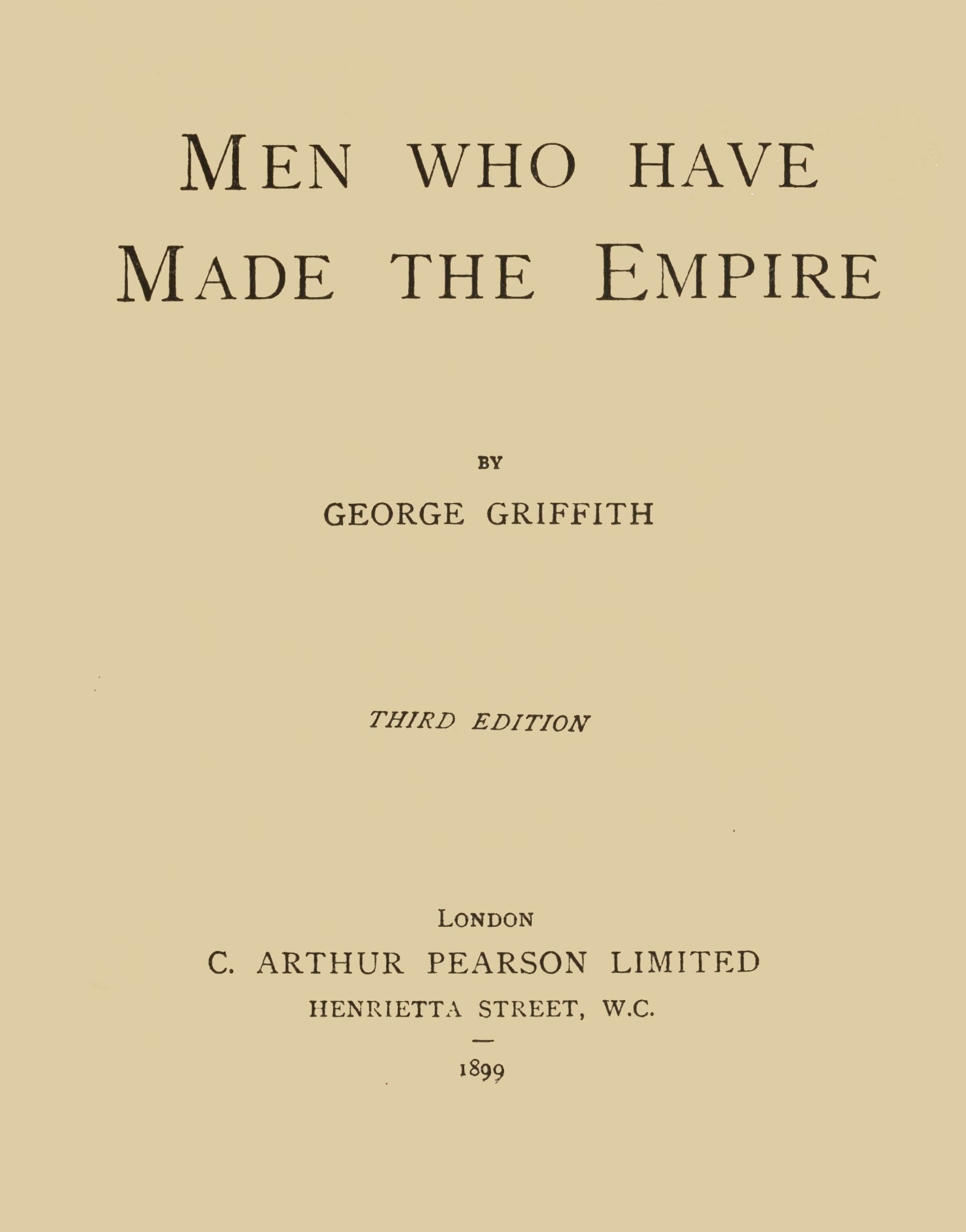 Men Who Have Made the Empire