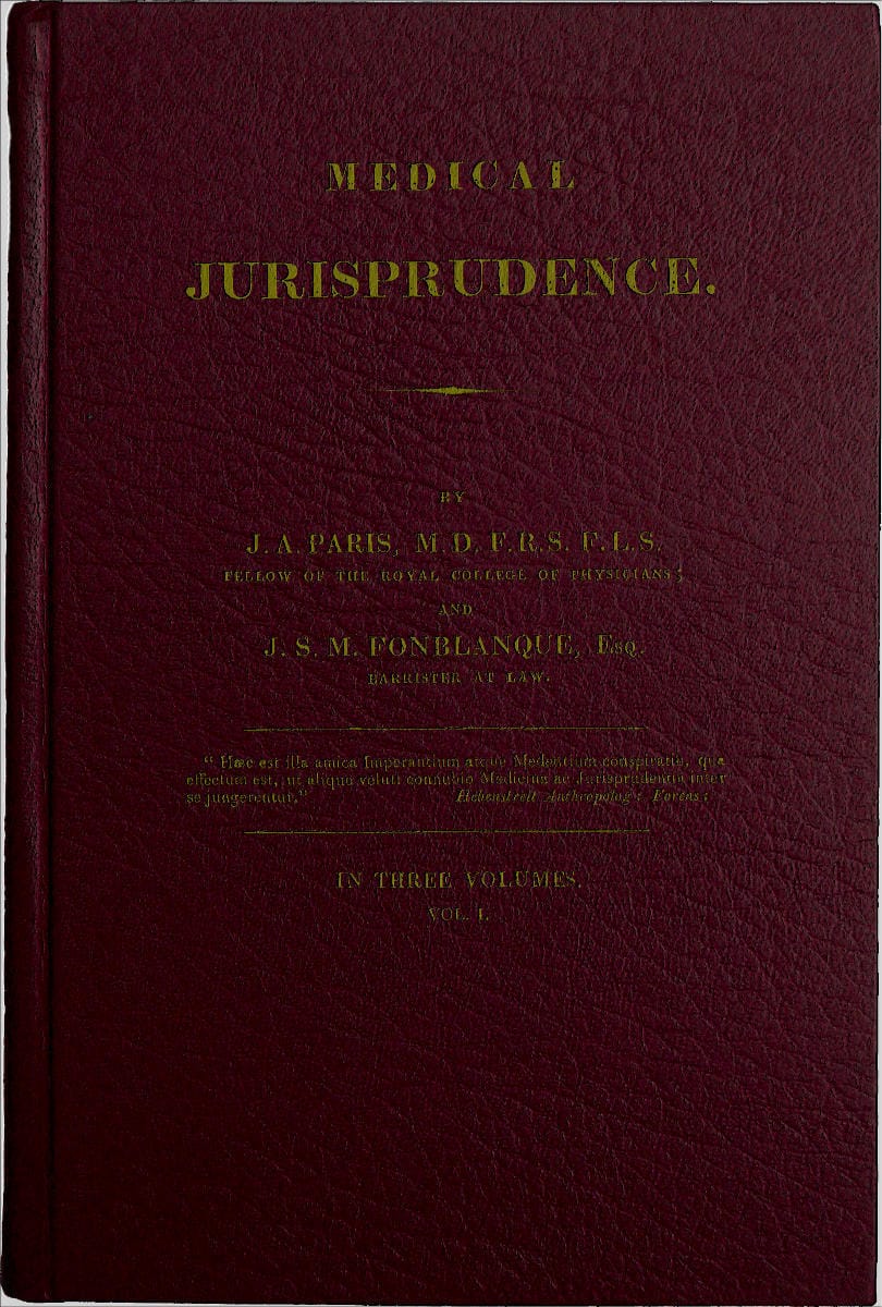 Medical Jurisprudence, Volume 1 (of 3)