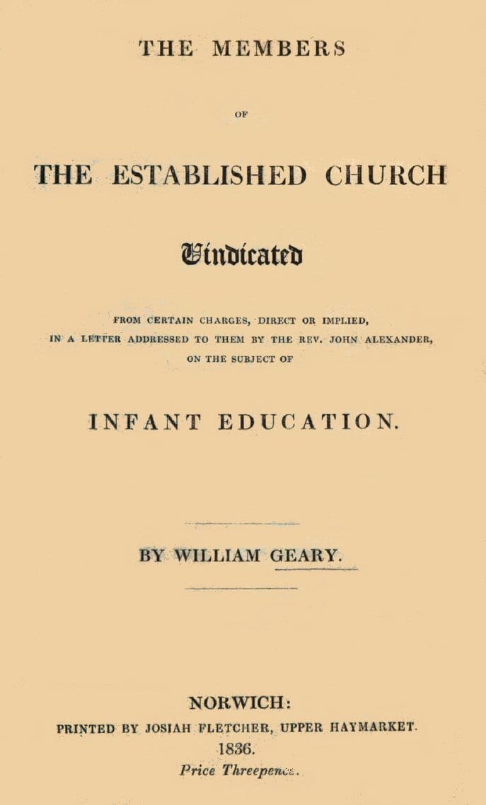 The Members of the Established Church Vindicated