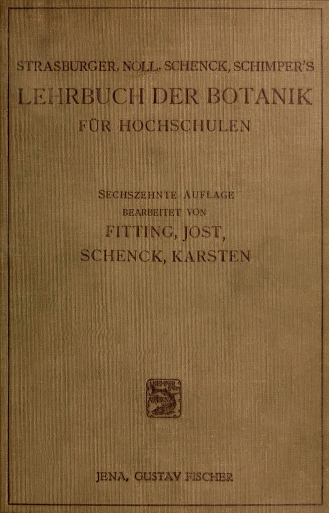 Lehrbuch der Botanik für Hochschulen