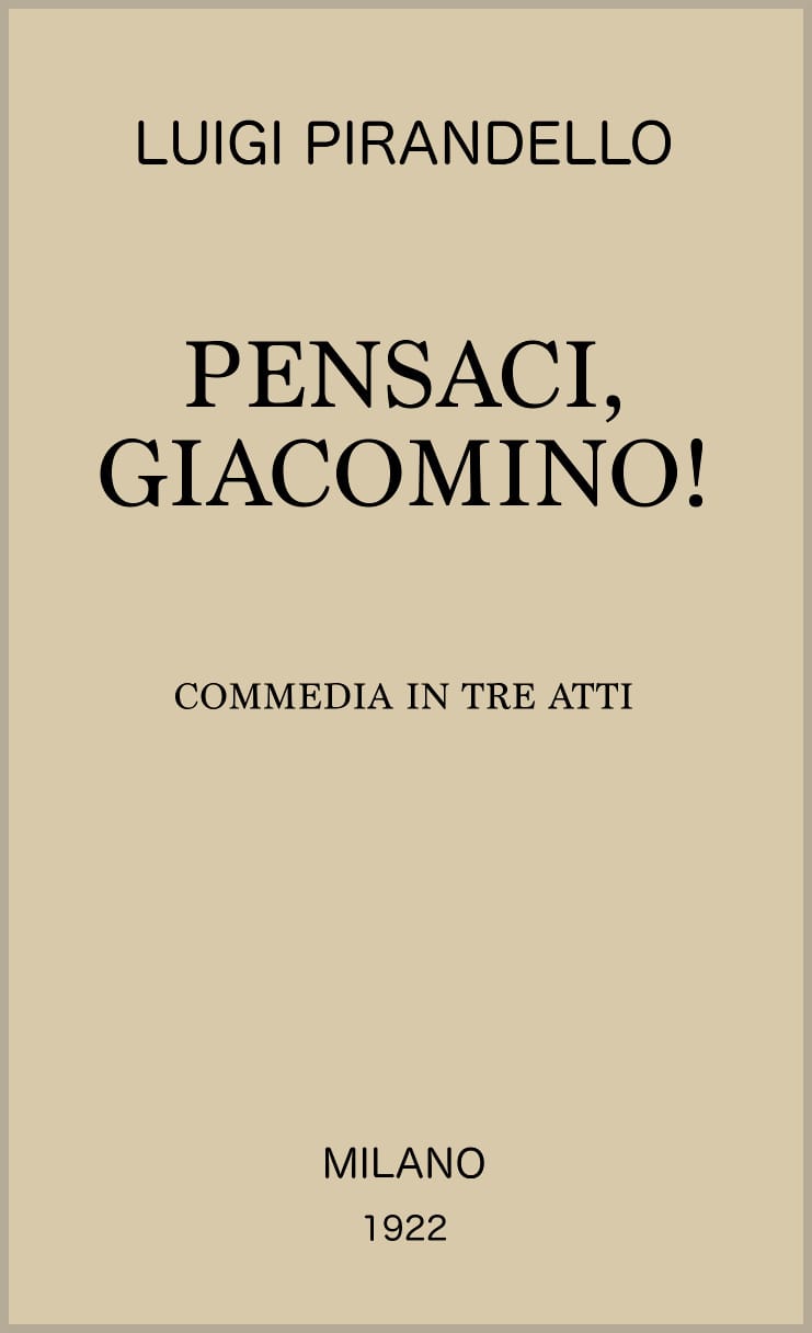 Pensaci, Giacomino!