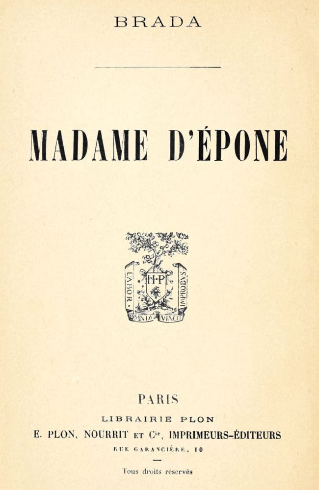 Madame d'Épone