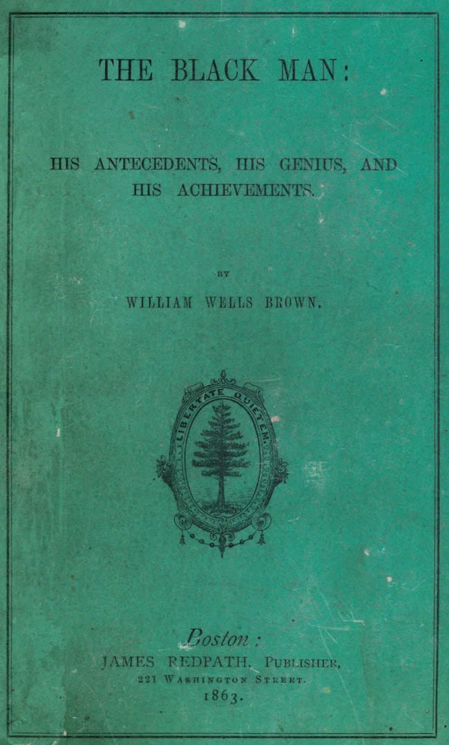 The Black Man: His Antecedents, His Genius, and His Achievements