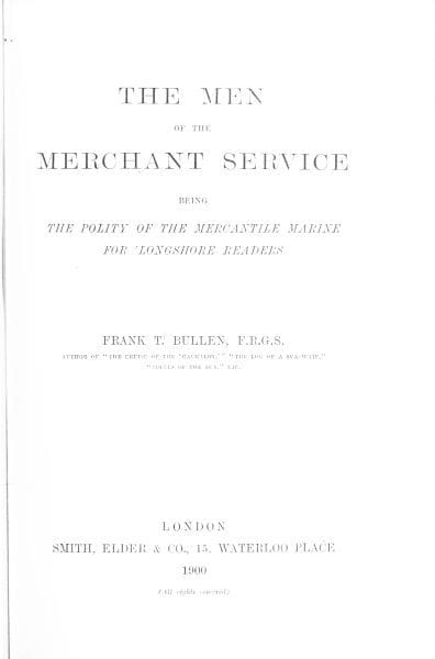 The Men of the Merchant Service
