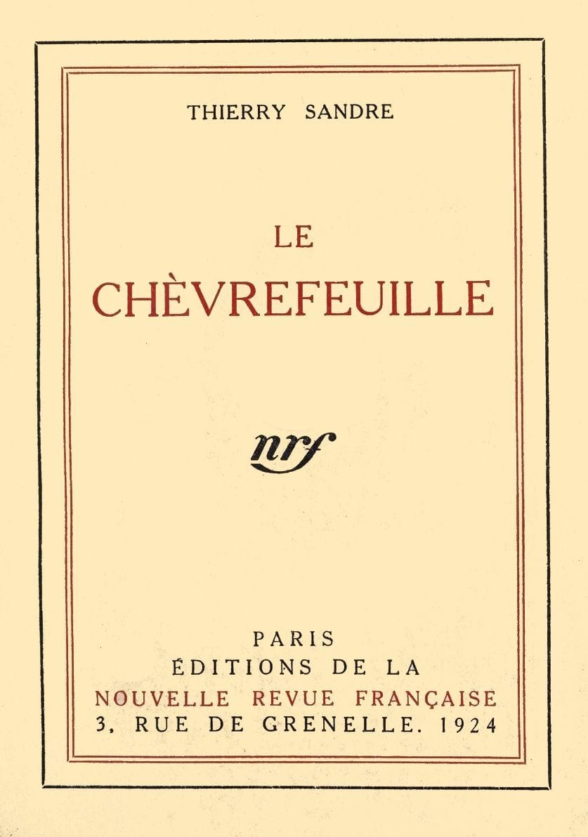 Le Chèvrefeuille: Roman
