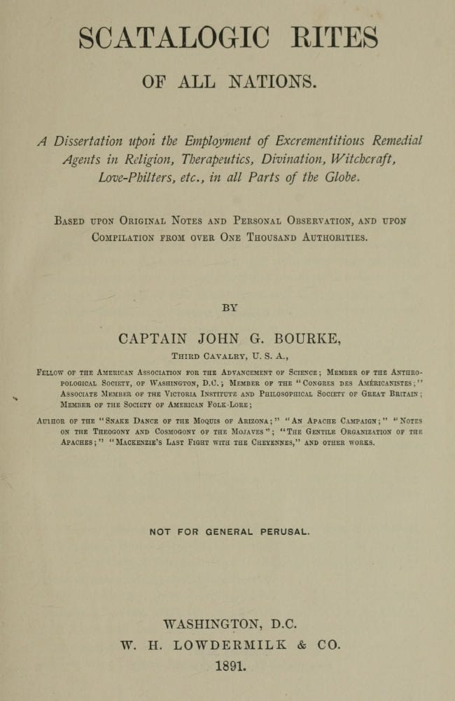 Scatalogic Rites of All Nations