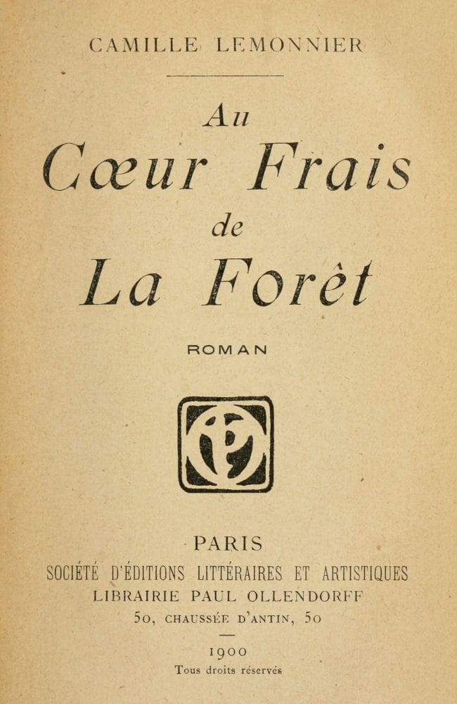 Au Coeur Frais de la Forêt: Roman