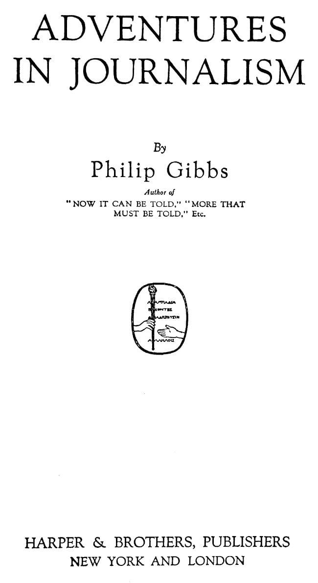 Adventures in Journalism