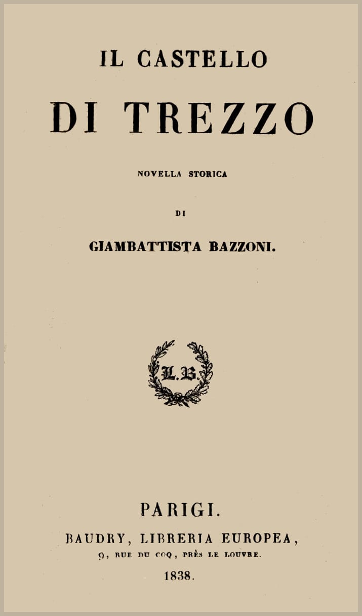 Il castello di Trezzo: Novella storica