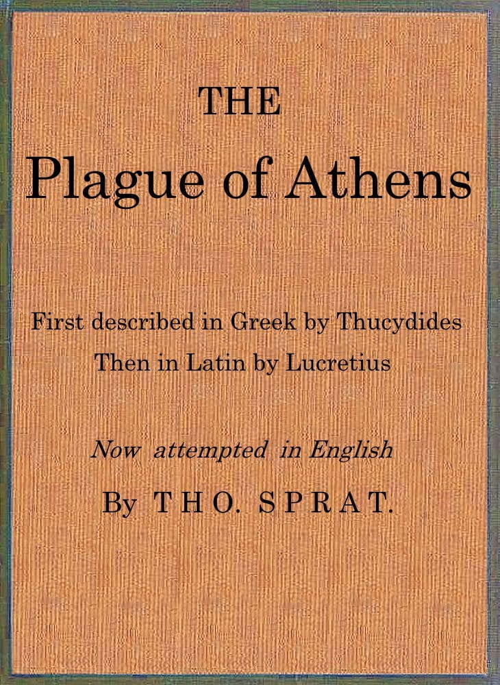 The Plague of Athens, which hapned in the second year of the Peloponnesian…