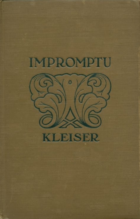 Impromptu"; or, How to Think on Your Feet