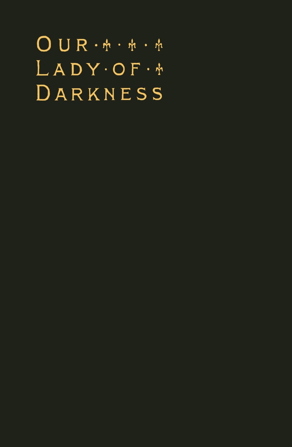 Our Lady of Darkness