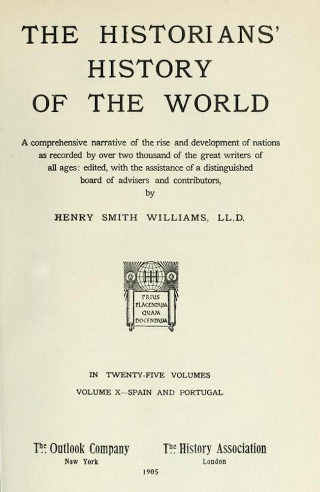 The historians' history of the world in twenty-five volumes, volume 10 : Spain…