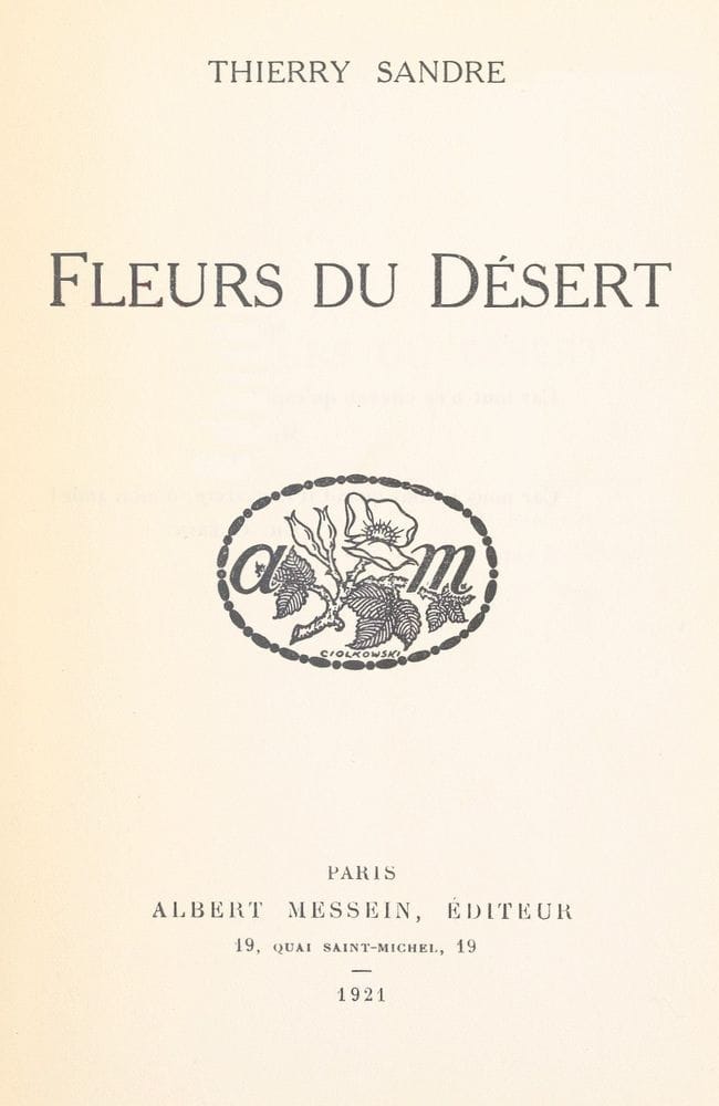 Fleurs du désert