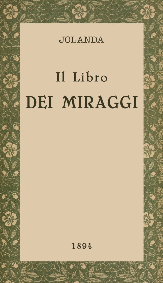 Il Libro Dei Miraggi
